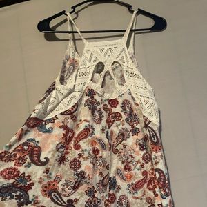 Paisley styled flowing strapped top